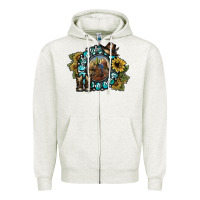 Oatmeal Heather cowboy take me away 2 Zipper Hoodie - SublimationCraftShop