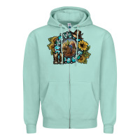 Seafoam cowboy take me away 2 Zipper Hoodie - SublimationCraftShop