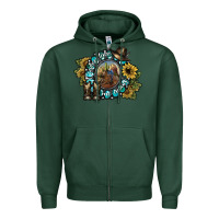 Sports Green cowboy take me away 2 Zipper Hoodie - SublimationCraftShop