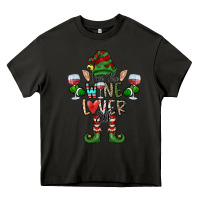Asphalt I'm The wine Lover Elf Heavy Core Tee - CowhideDigitalArt