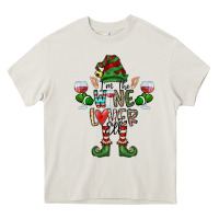 Cream I'm The wine Lover Elf Heavy Core Tee - CowhideDigitalArt
