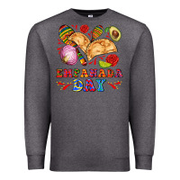Charcoal Heather empanada day Premium Sweatshirt - AdoDesignShop