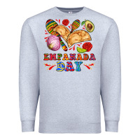 Heather Grey empanada day Premium Sweatshirt - AdoDesignShop