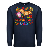 Navy empanada day Premium Sweatshirt - AdoDesignShop