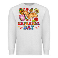 Oatmeal Heather empanada day Premium Sweatshirt - AdoDesignShop