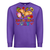 Purple empanada day Premium Sweatshirt - AdoDesignShop