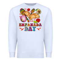 White empanada day Premium Sweatshirt - AdoDesignShop
