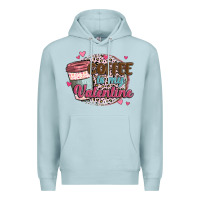 Blue Mist coffee is my valentine Premium Hoodie - MaliasSmallBusiness