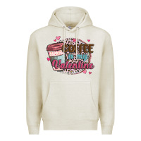 Oatmeal Heather coffee is my valentine Premium Hoodie - MaliasSmallBusiness