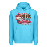 Ocean Blue coffee is my valentine Premium Hoodie - MaliasSmallBusiness
