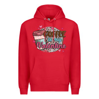Red coffee is my valentine Premium Hoodie - MaliasSmallBusiness
