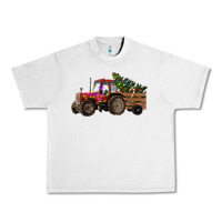 Lunar Rock Christmas Farm Tractor Urban Heavy Tee - RanaPortraitStore