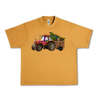 Peanut Butter Christmas Farm Tractor Urban Heavy Tee - RanaPortraitStore