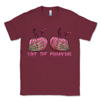 Burgundy Save The Pumpkins Classic Tee - texasbilliewilder