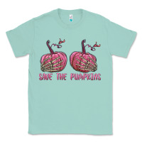 Seafoam Save The Pumpkins Classic Tee - texasbilliewilder