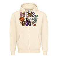 Brews And Boos Zipper Hoodie | Teevron