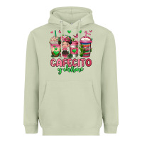 Matcha cafecito y chisme coffee cups Heavyweight Hoodie - Jasminsmagicworld