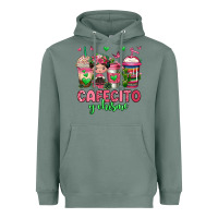 Sage cafecito y chisme coffee cups Heavyweight Hoodie - Jasminsmagicworld
