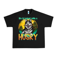 Black life is better with a husky Urban Heavy Tee - texasbilliewilder