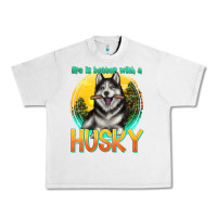 Lunar Rock life is better with a husky Urban Heavy Tee - texasbilliewilder