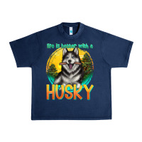 Navy life is better with a husky Urban Heavy Tee - texasbilliewilder