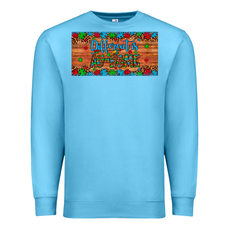 Different Is Au Some Autism Awareness License Plate Premium Sweatshirt by Artiststas | Teevron