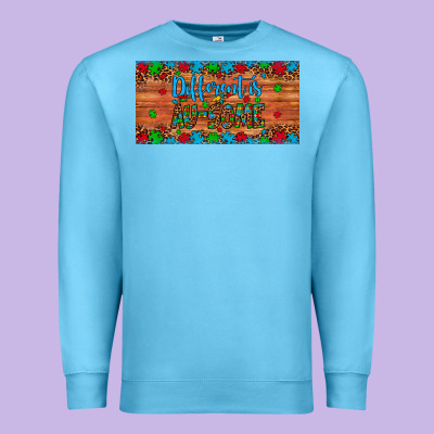 Different Is Au Some Autism Awareness License Plate Premium Sweatshirt Designed By Artiststas