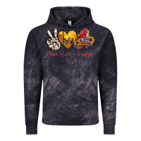 Cloud Black peace love country american texas flag boots Vintage Hoodie - AdoDesignShop