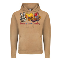 Peace Love Country American Texas Flag Boots Vintage Hoodie | Teevron