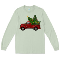 Matcha christmas trees with truck Long Sleeve Tee - RanaPortraitStore
