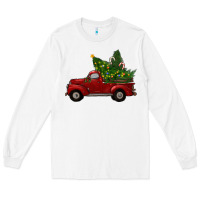 White christmas trees with truck Long Sleeve Tee - RanaPortraitStore