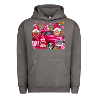 Pigment Tornado Pink christmas gnomes truck Urban Hoodie - NancyCooperArtShop