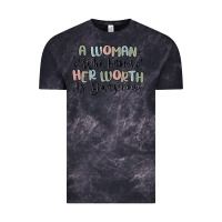 Cloud Black a woman who knows her worth is dangerous Vintage Tee - MaliasSmallBusiness