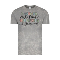 Cloud Rock a woman who knows her worth is dangerous Vintage Tee - MaliasSmallBusiness
