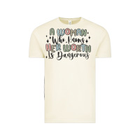 Vintage Arctic a woman who knows her worth is dangerous Vintage Tee - MaliasSmallBusiness