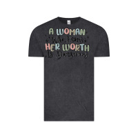 Vintage Black a woman who knows her worth is dangerous Vintage Tee - MaliasSmallBusiness
