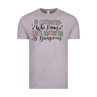 Vintage Zinc a woman who knows her worth is dangerous Vintage Tee - MaliasSmallBusiness