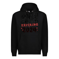 Black only child expiring 2024 Premium Hoodie - MaliasSmallBusiness