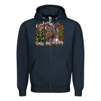 Navy cowboy take me away Zipper Hoodie - SublimationCraftShop