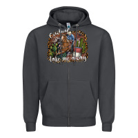 Smoke cowboy take me away Zipper Hoodie - SublimationCraftShop