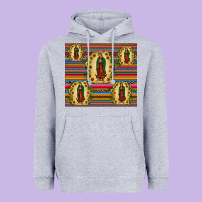 Our Lady Of Guadalupe Tumbler Heavyweight Hoodie Designed By Jahusdesignshop