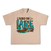 Burro living on lake time Urban Heavy Tee - texasbilliewilder