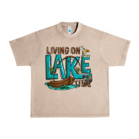 French Oak living on lake time Urban Heavy Tee - texasbilliewilder