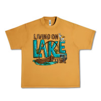 Peanut Butter living on lake time Urban Heavy Tee - texasbilliewilder
