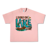 Salmon living on lake time Urban Heavy Tee - texasbilliewilder
