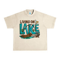 Sandshell living on lake time Urban Heavy Tee - texasbilliewilder