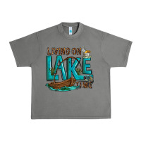 Tornado living on lake time Urban Heavy Tee - texasbilliewilder