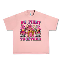 Salmon we fight together breast cancer gnome Urban Heavy Tee - BarkalooDesign