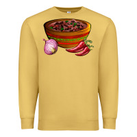 Antique Gold chilli con carne Premium Sweatshirt - AdoDesignShop