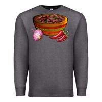 Charcoal Heather chilli con carne Premium Sweatshirt - AdoDesignShop